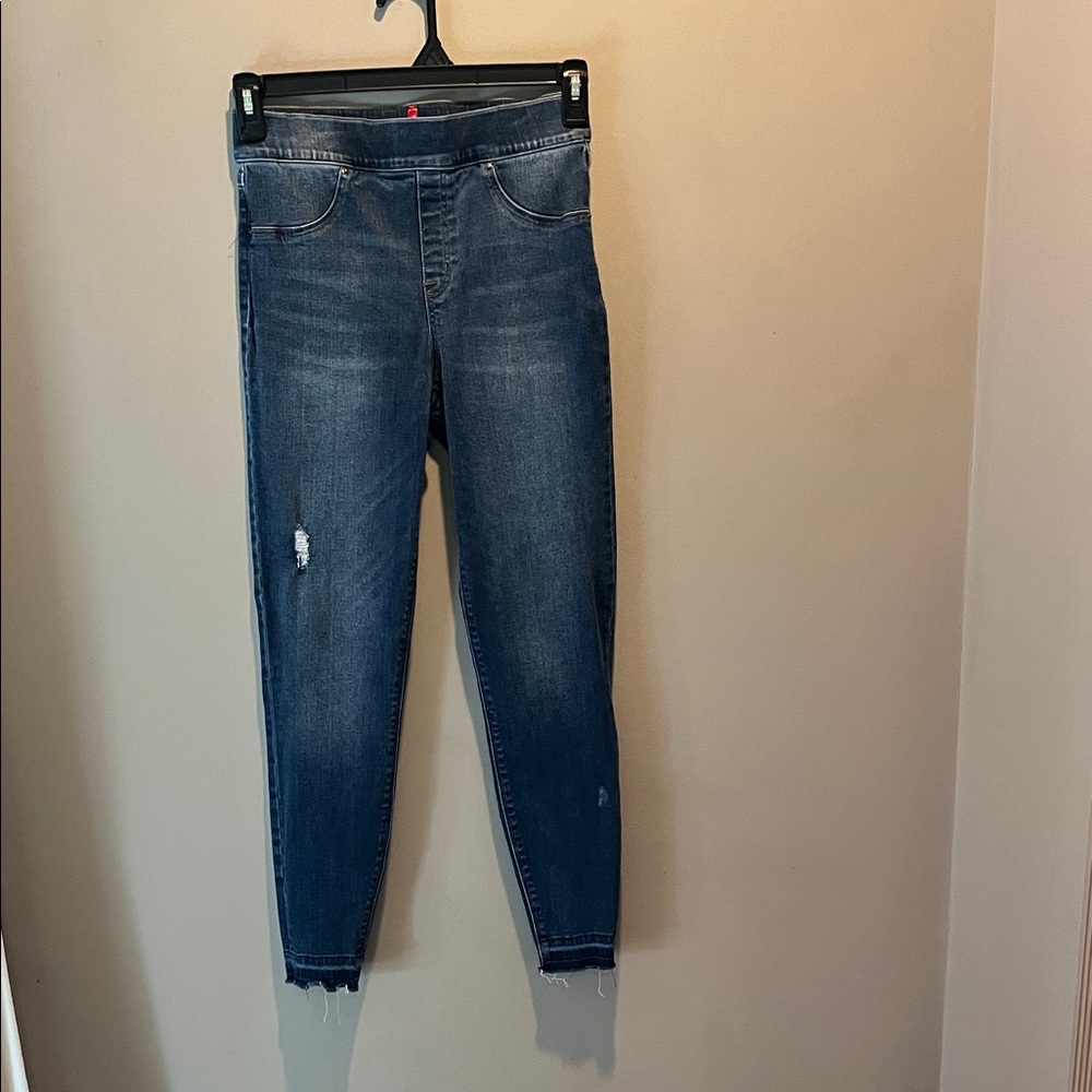 SPANX Dark Blue Ankle Jeans